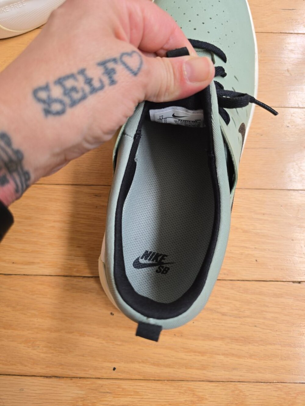 Nike | SB Nyjah Free 'Jade Horizon' skater sneakers | MENS 11 - Picture 7 of 11